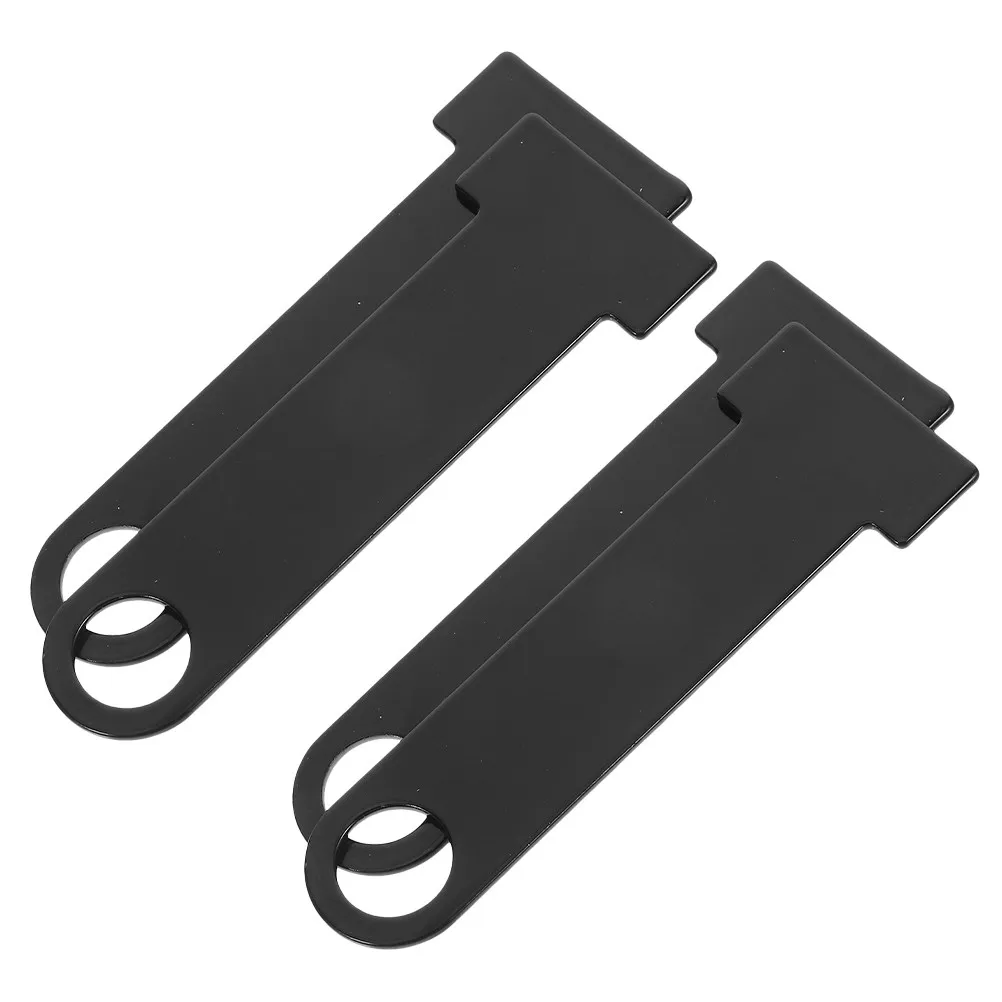 

4Pcs Universal Motorcycle Ring Lock Sturdy Iron Construction Quick Secure Mounting Anti-Theft Solution for All