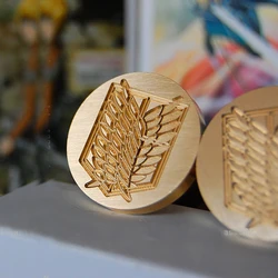New Hot Attack on Titans Wax Seal Metal Head Without Handle, DIY Scrapbooking Wax Stamp Copper Head, Vintage and High Quality