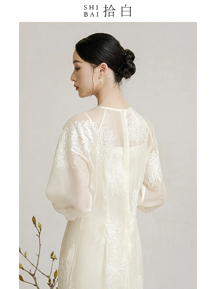 

ibai Оригинальный китайский летний костюм из вышитого шелка, новый национальный тренд, новинка весны 2025 года