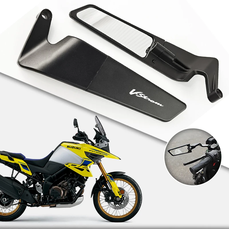 

Anti-Vibration Alloy Motorcycle Mirrors Quick Installation For SUZUKI V Strom DL650 DL 650 XT VStrom V-Strom adventure