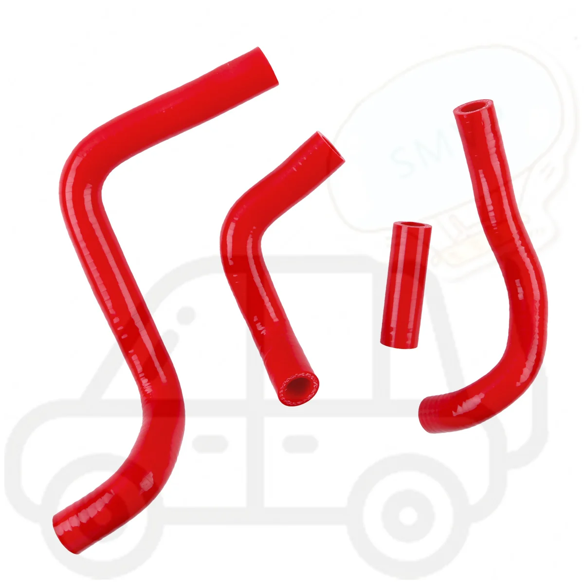 FOR 2019-2023 SUZUKI RMZ250 RMZ 250 2020 2021 2022 Radiator Coolant Hoses Silicone Tubes Pipes Set 4Pcs 11 Colors
