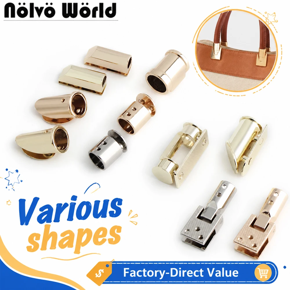 Round Metal Side Hook Screws Connect Buckles For Bags Strap Belt Handle Shoulder Clips Hanger Hanging Craft Hardware Accessories