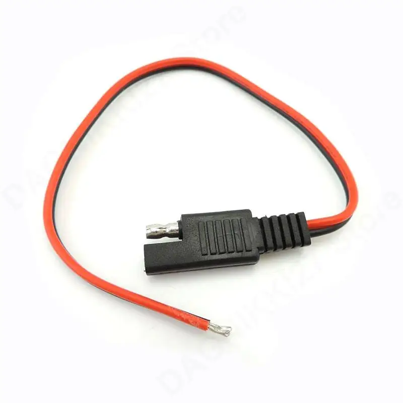30CM 10A 18AWG SAE Power Automotive Extension Cable 2 Pin with SAE Connector Cable Quick Disconnect Solar Extension Cord V27