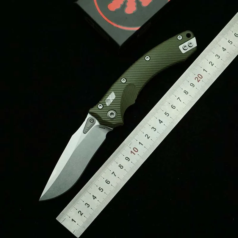 2024  New 137RL Manual Real Carbon Fiber / G10 Ball Bearings Mark M390MK Blade Hunting Fish Outdoor EDC Tool Folding Camp Knife