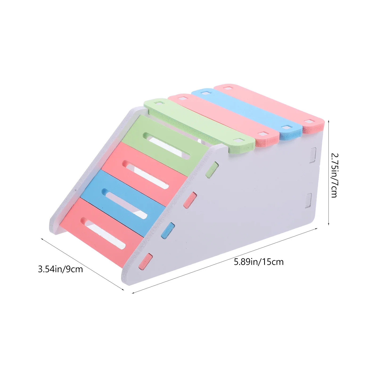 Casa gabbia per criceti con scaletta Parco giochi Gabbia in PVC Abitudine gerbilla Nascondiglio per piccoli animali per piattaforma