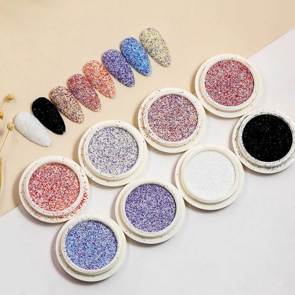 

Woolen Powder Nail Enhancement Sugar Powder Small Fragrance Stereo Plaid Matchmaker Shining Powder Nail Decoration