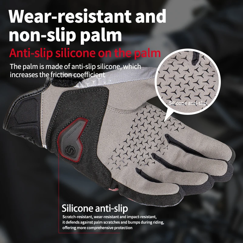 SFK Motorcycle Cycling Waterproof Gloves 2026 New Rainproof Riding Protection Equipment Non-slip Wear-resistant Touch Screen