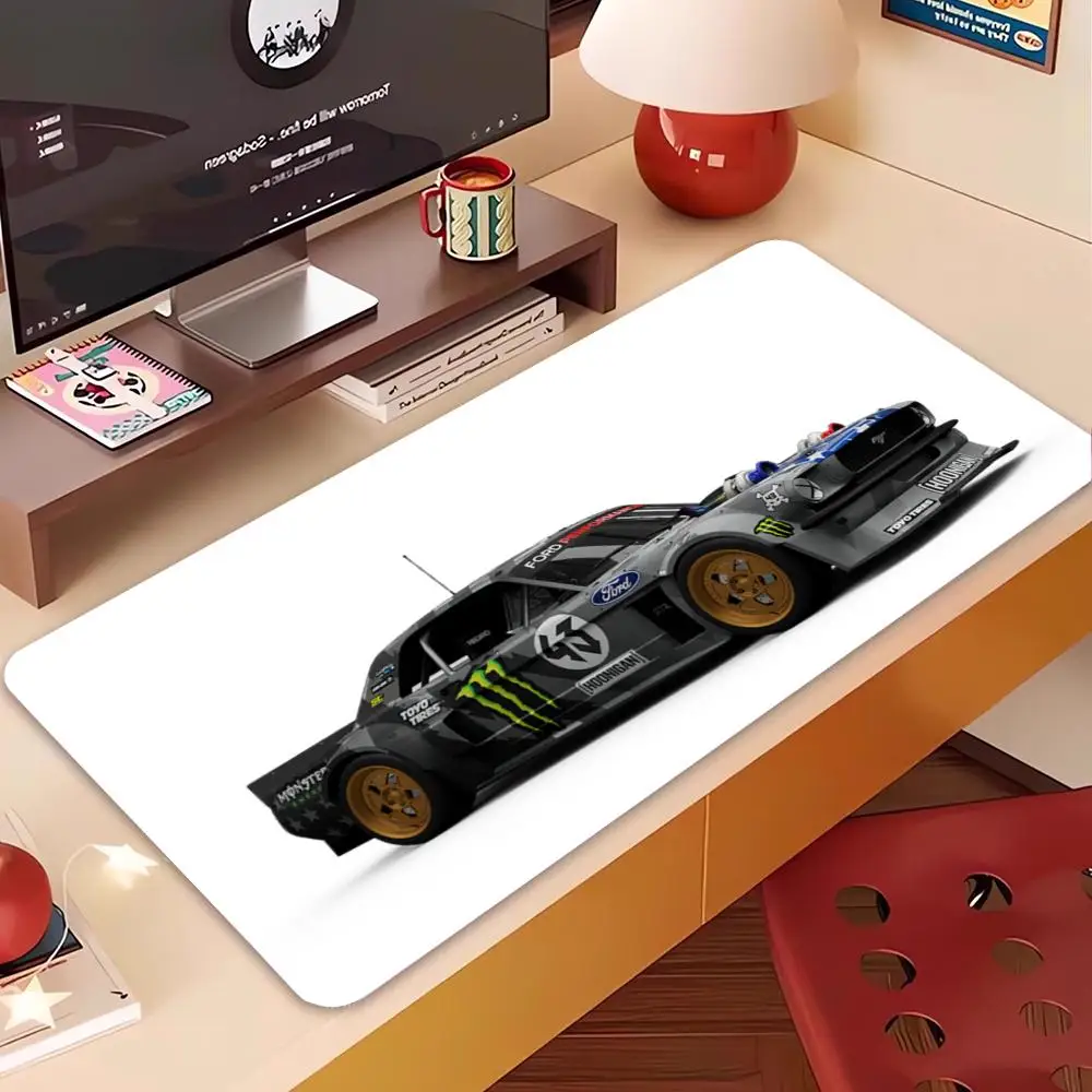 

Custom sports car pattern mouse pad with high-density rubber anti-slip base for computer desk