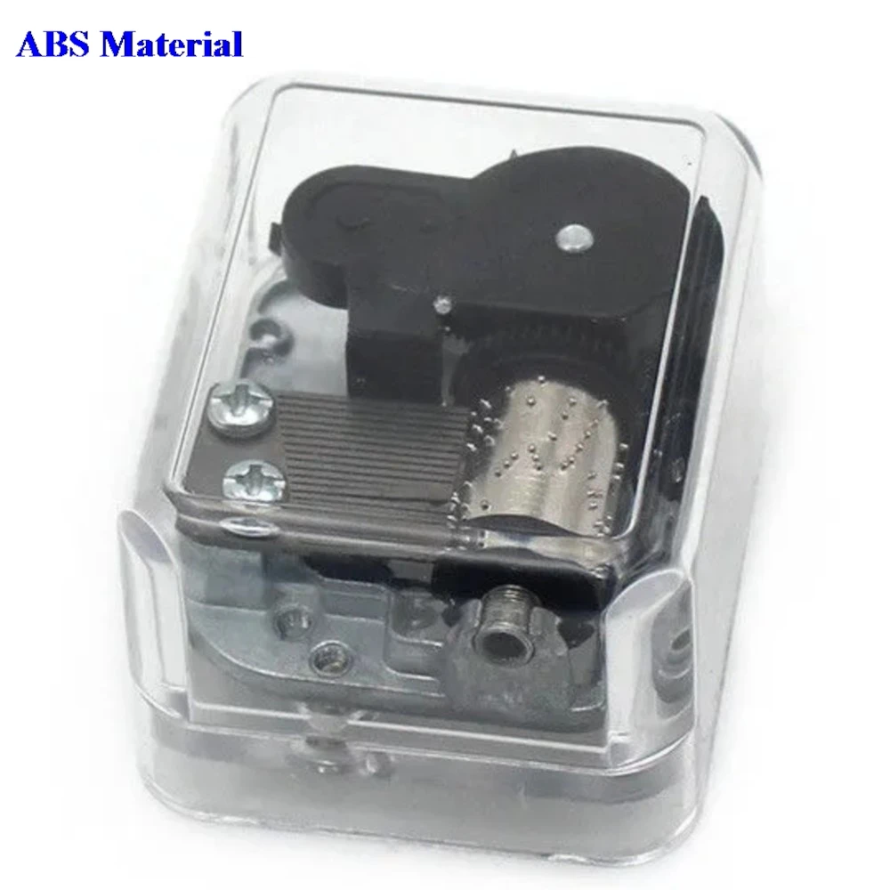 Clockwork Acrylic Music Octave Box With Music Birthday Present Christmas Toys Festival Gift Wind Up Movement Musical box Hot Toy