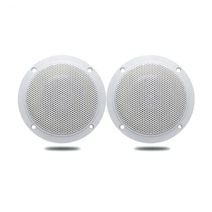 Waterproof Marine Speakers 2-Way Full Range Stereo White Boat Speaker 1 Pair For RV UTV ATV SPA Yacht Motorcycle
