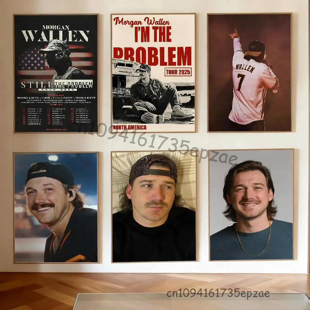 

M-Morgan W-Wallen Still The Problem Poster HD Art Sticky Wall Waterproof Home Living Room Bedroom Bar Aesthetic Decoration