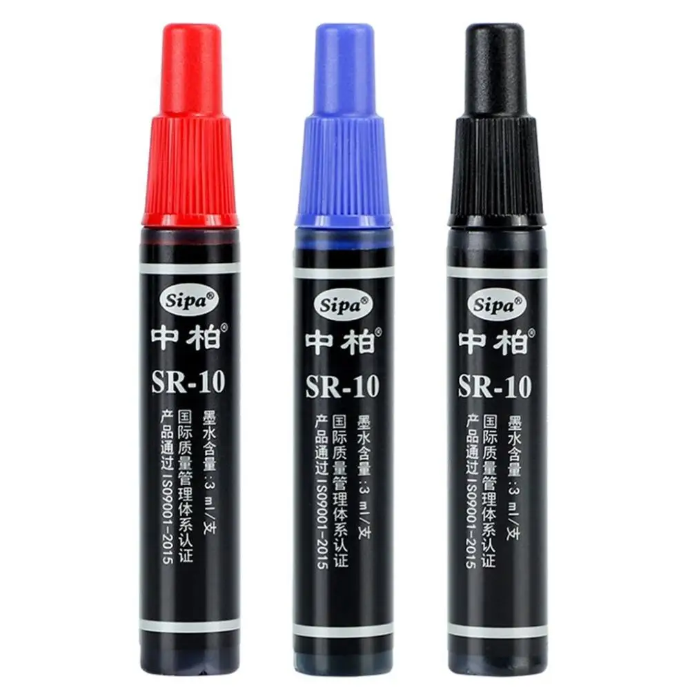 Ink Refillable Water Resistant Quick Drying Construction Pens Woodworking Decor Writing Supplies Carpenter Tools Marker Pens