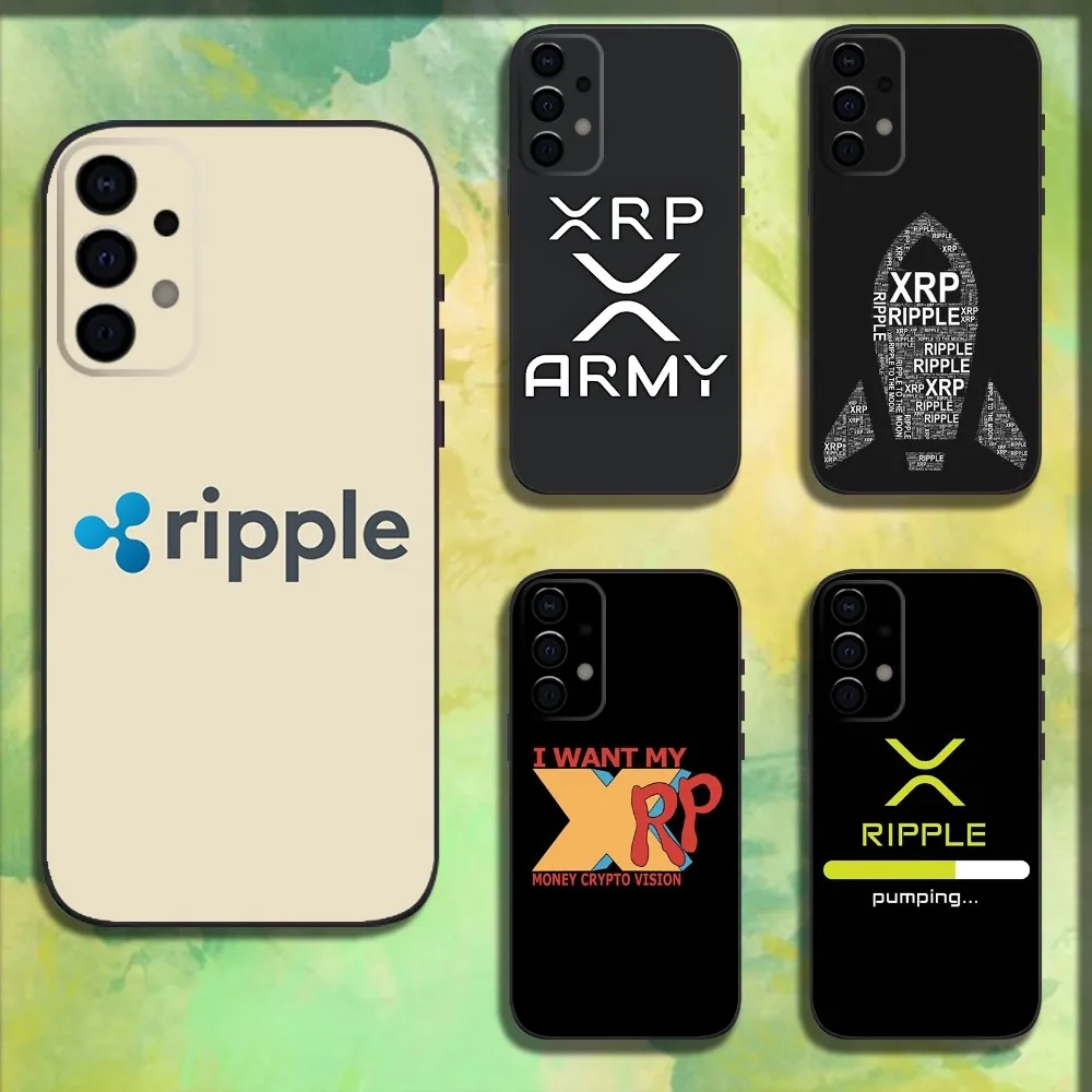 

Xrp Ripple Crypto Phone Case For Samsung Galaxy A13,A21s,A22,A31,A32,A52,A53,A71,A80,A91 Soft Black Cover