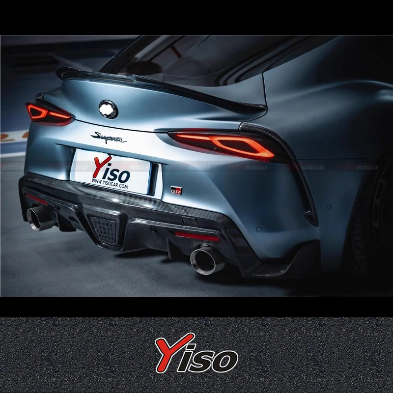 Suitable for SUPRA A90 Carbon fiber OEM Rear Lip Aerodynamic kit Modified encirclement SUPRA A90 OEM Carbon fiber Front Spoiler