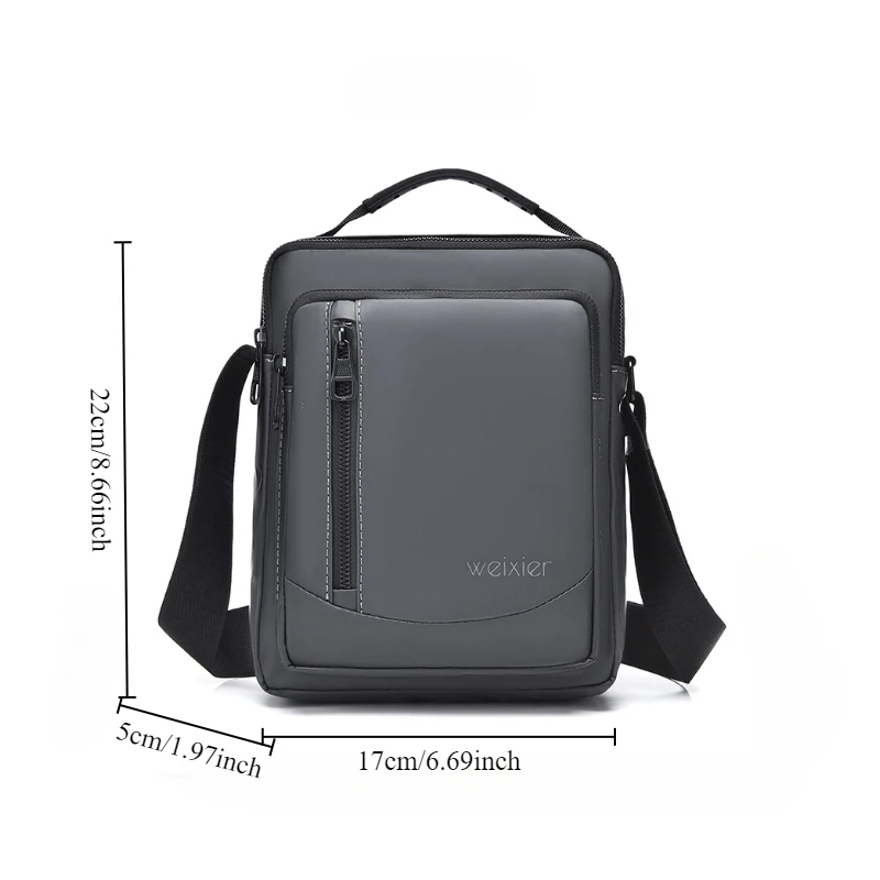 Men\'s Minimalist Casual Phone Bag, Crossbody Bag, Men\'s Large Capacity Shoulder Bag, Waterproof and Niche Design, Men\'s Bag