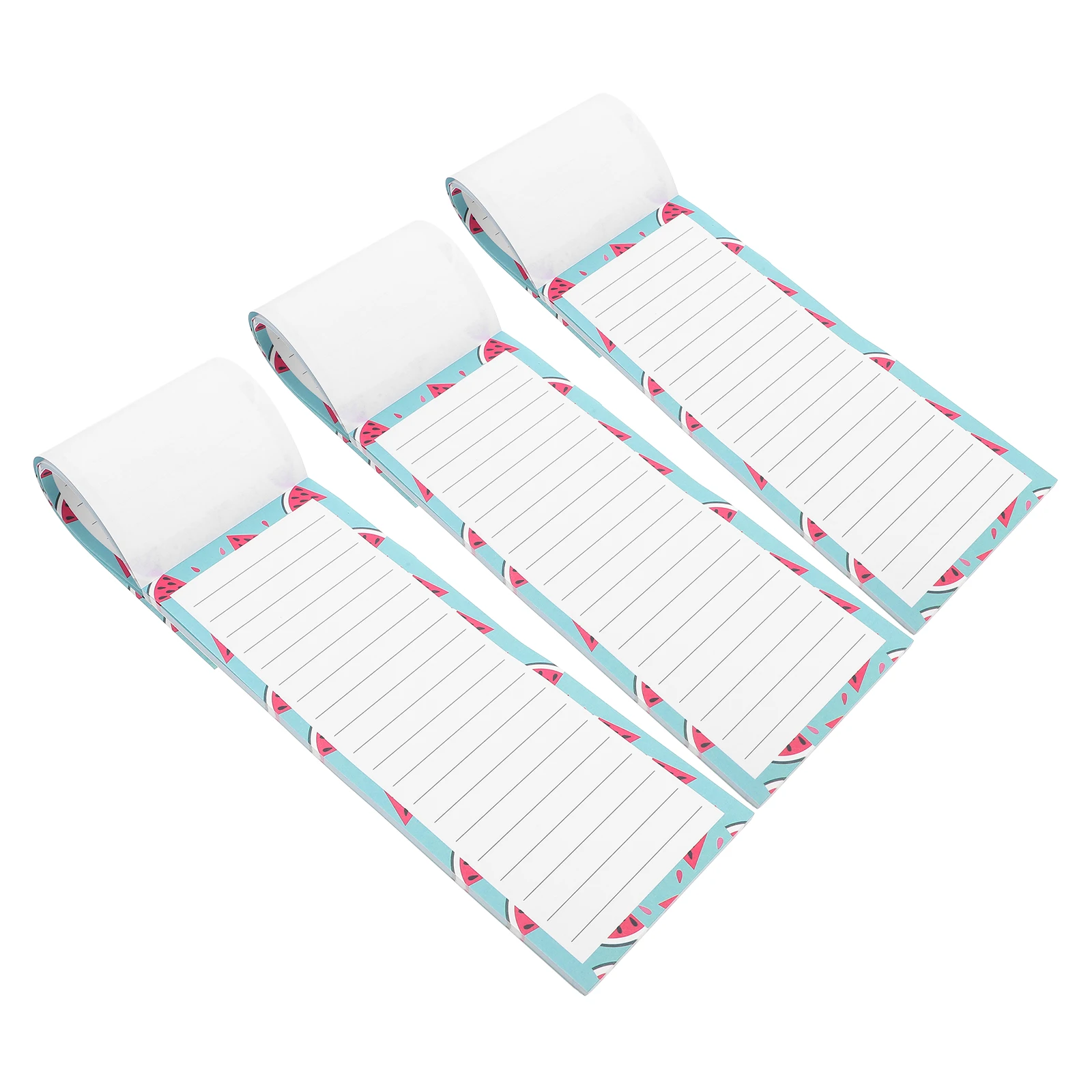 

3Pcs Magnetic Grocery List Pad for Fridge Multifunctional Memo Board Easy Attachment to Metal Surfaces Home Office Planner