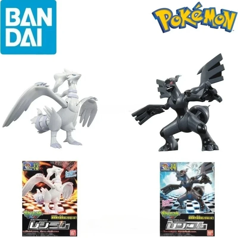 bandai-original-pokemon-reshiram-zekrom-action-figure-assembly-model-toys-for-kids-gift-collectible-model-ornaments