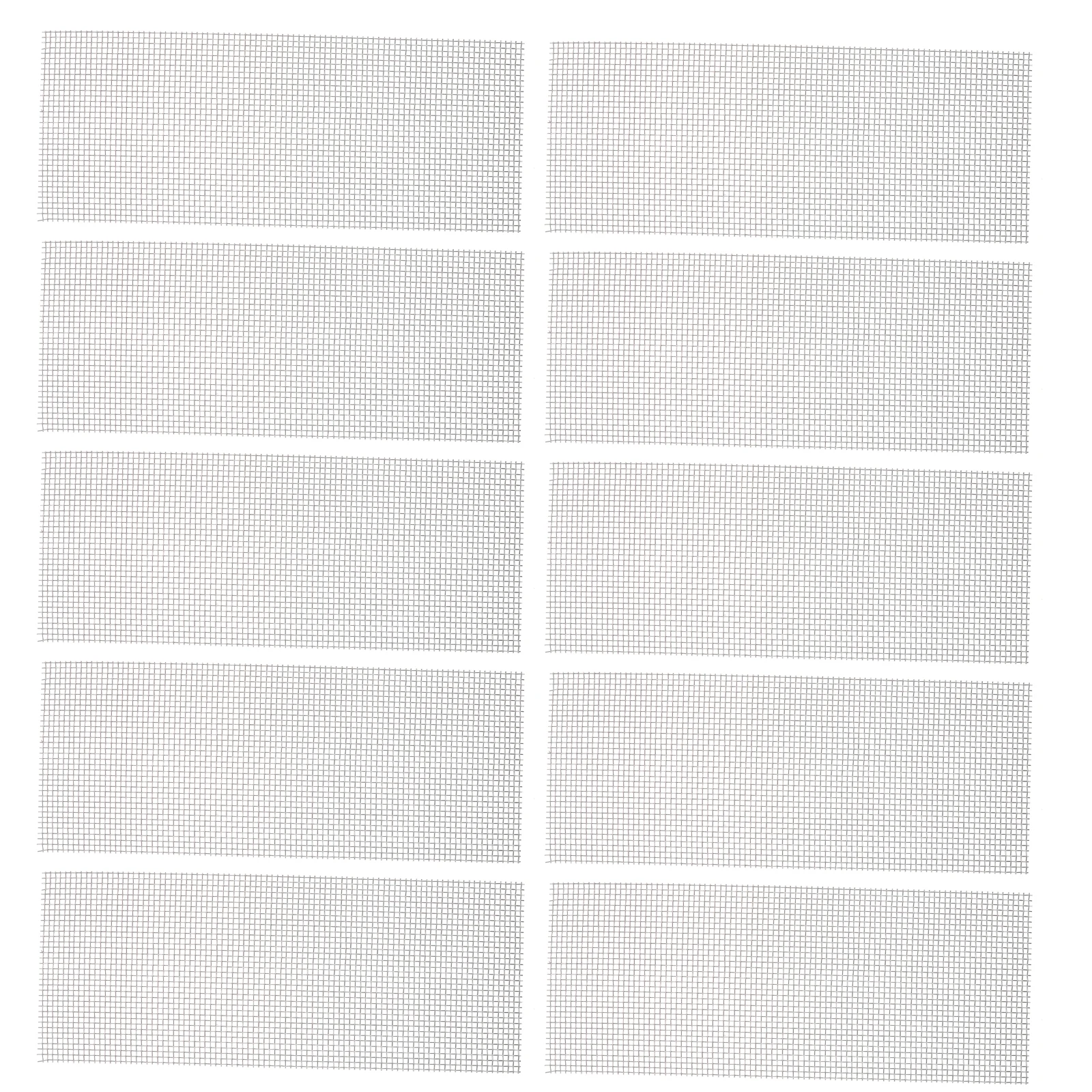 

10pcs Stainless Steel Aquatic Mesh 75x19mm Fish Tank Decor Moss Wall Seaweed Plant Growth Aquarium Pet Supplies