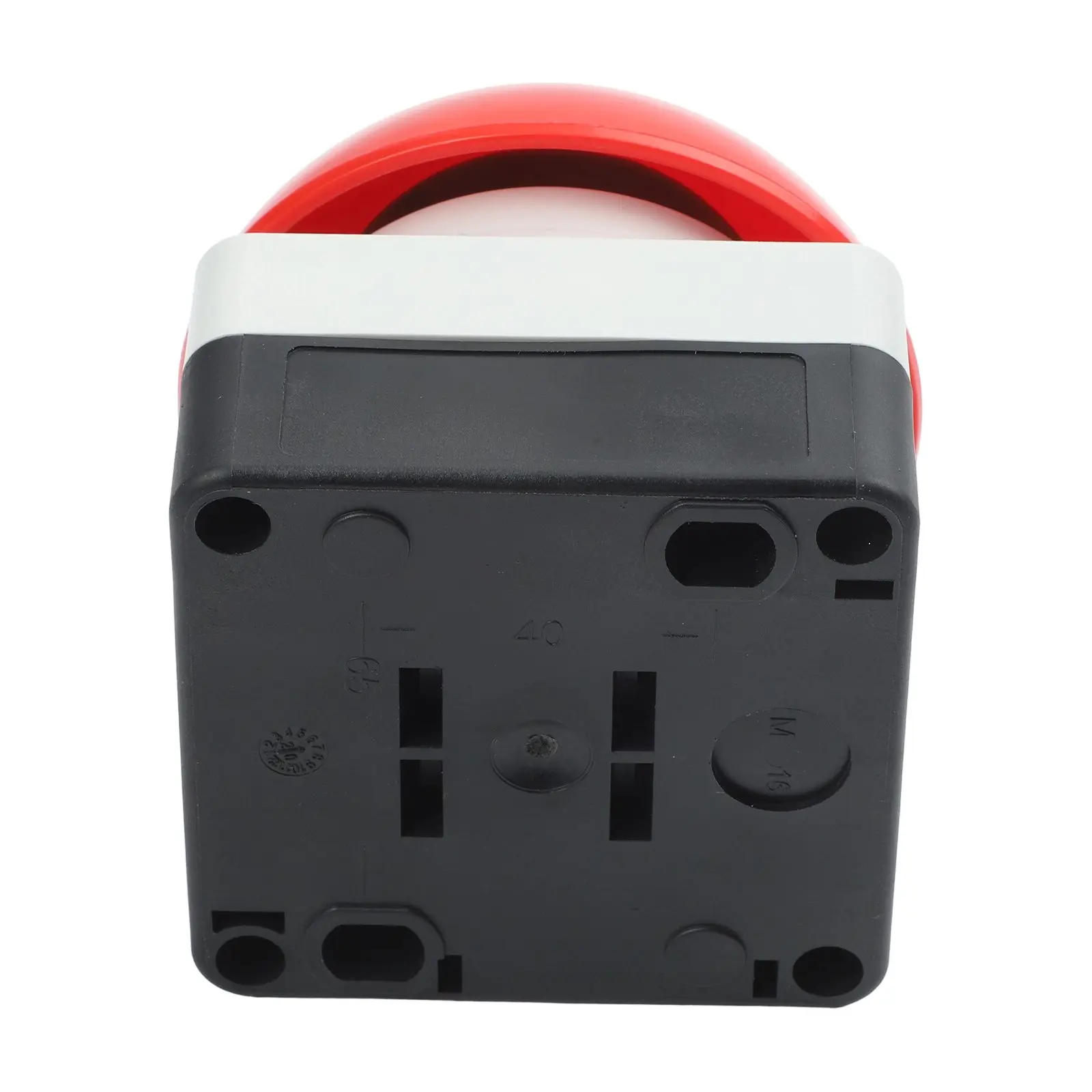 Self Resetting Mushroom Head Stop Button Switch For Factory Automation With 3600 Operations Per Hour Max Frequency