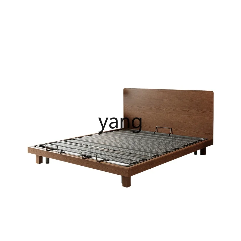 LH solid wood intelligent electric bed frame multi-functional zero-weight mattress