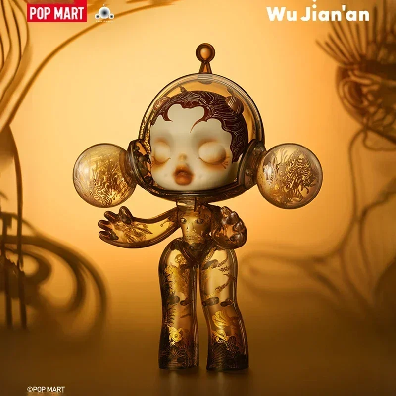 POP MART MEGA SKULLPANDA 400% Wu Jian an Nine Heavens Series Blind Box - Mystery Toy Figurine Ornament for Home