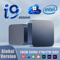 Intel Core i9 8950HK Mini PC Windows 11 16GB DDR4 512GB 1TB 2TB SSD Portable Gaming Mini PC WiFi 6 4K Mini Computer PC Desktop