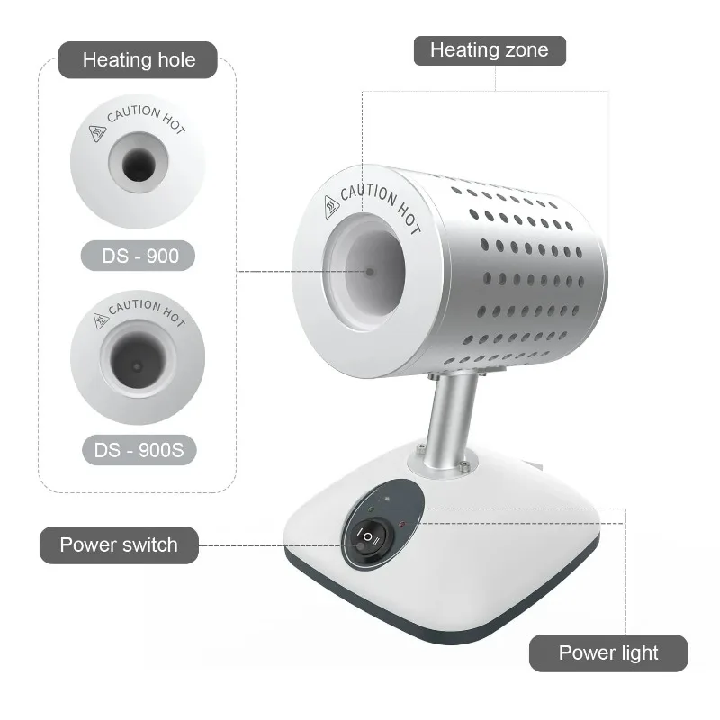 Infrared Sterilizer 400‑825°C,Caliber 14/35mm,Inoculation Loop Sterilizer for Scalpel Needle Inoculating Loop Vaccination