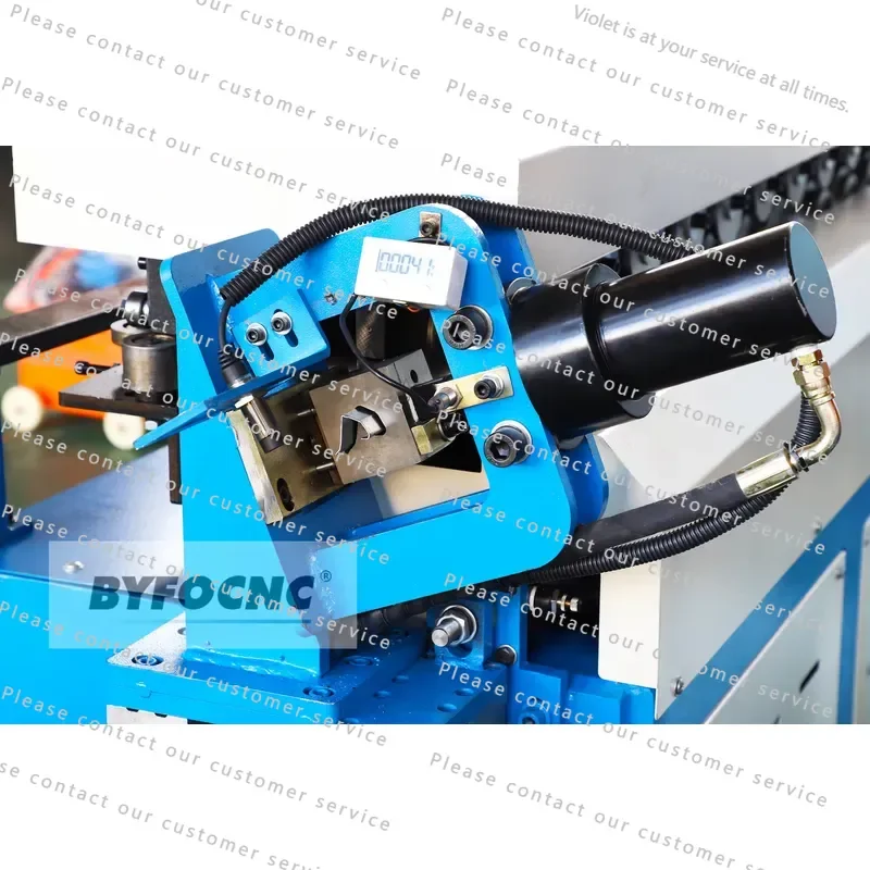 TDF Flange Forming Machine Single Flange Making Machine T-12 T-15 Clip cutting