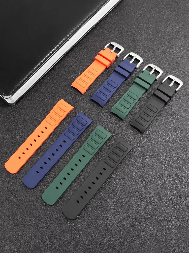 For Mido Multifort TV M049.526 Waterproof Rubber Watch Strap 22mm M049 Curved Interface Silicone Watch Accessories Watchband