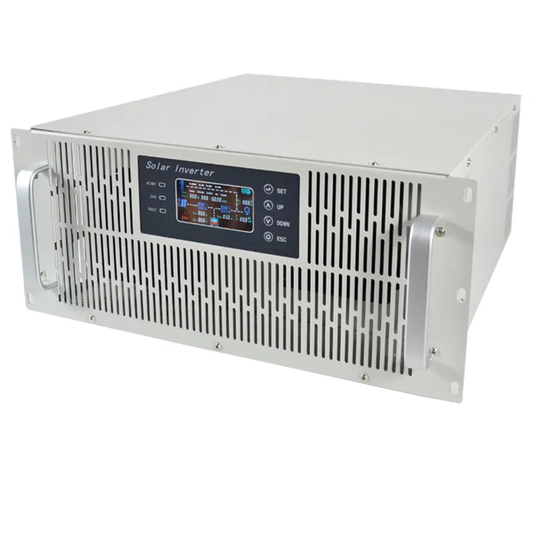 5KW rack type hybrid inverters 5000W 24V/48V/96V 100A MPPT hybrid solar inverter AC 110V 220V Output