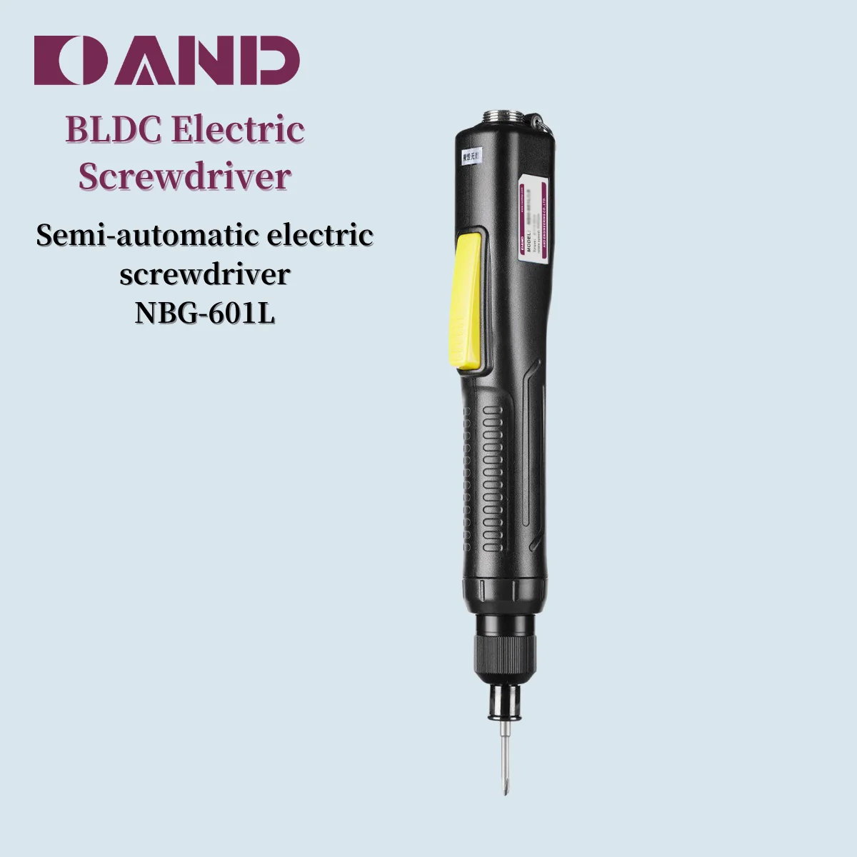 Aierte Industrial 25W Semi-automatic Smart Brushless Electric Screwdriver NBG-601L 220V 100-1000RPM 5% Torque Accuracy