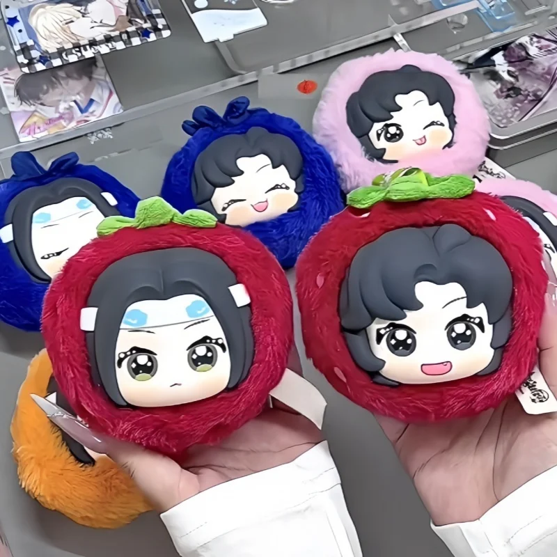 

New Mo Dao Zu Shi Plush Blind Box Fragrant Fruit Color Series Mdzs Anime Peripheral Wei Wuxian Lan Wangji Strawberry Toy Pendant
