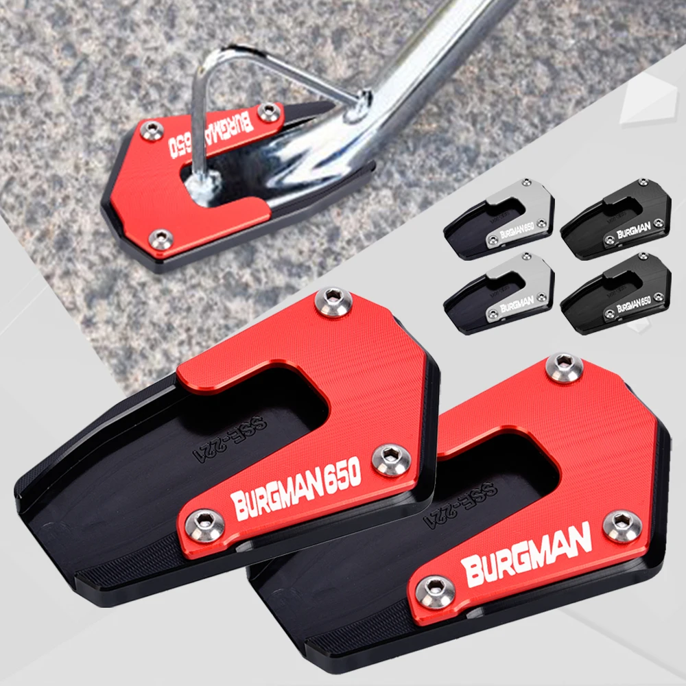 

For SUZUKI Burgman650 AN650 Burgman 650 executive 2013~2025 Motorcycle Scooter Side Stand Enlarger Plate Kickstand Extension