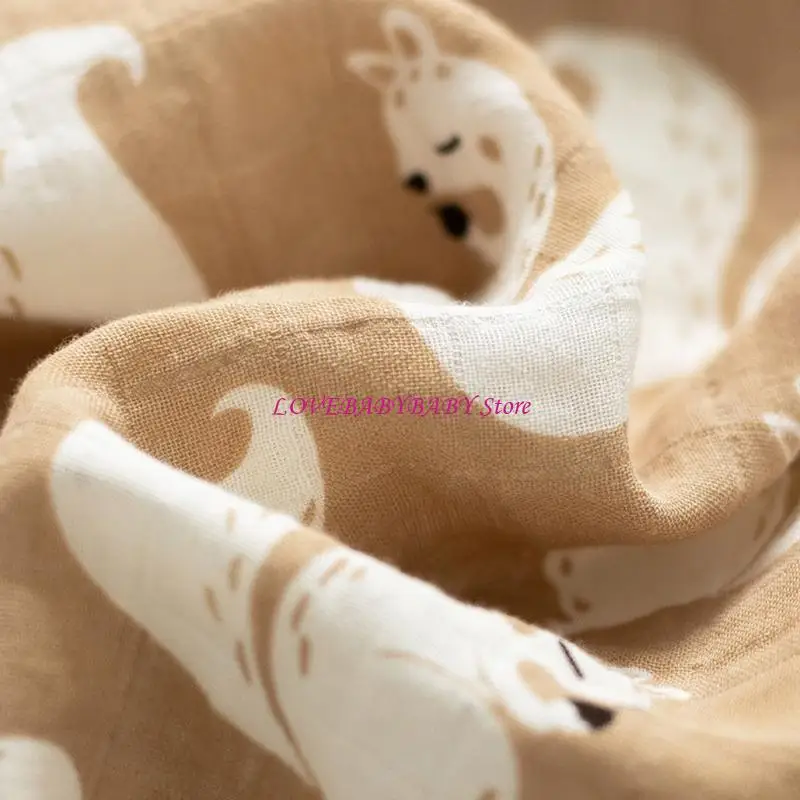 

Хлопковый детский многоцелевой шарф Burp Burp Soft Bab Bandana для новорожденных младенцев Симпатичный узор легкий дышащий 4xbc