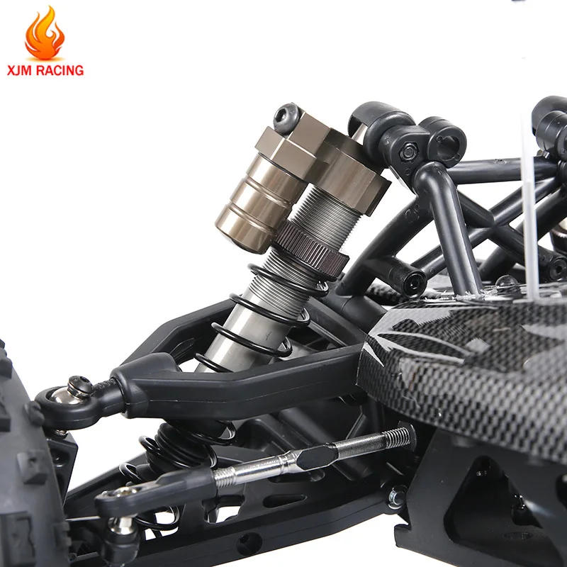 CNC-Volllegierungs-8-mm-Vorder- oder Hinterradabsorber mit Pufferhohlraum und Hülse für 1/5 Hpi Rofun KM Rovan Baja 5b 5t 5sc Rc-Autoteile