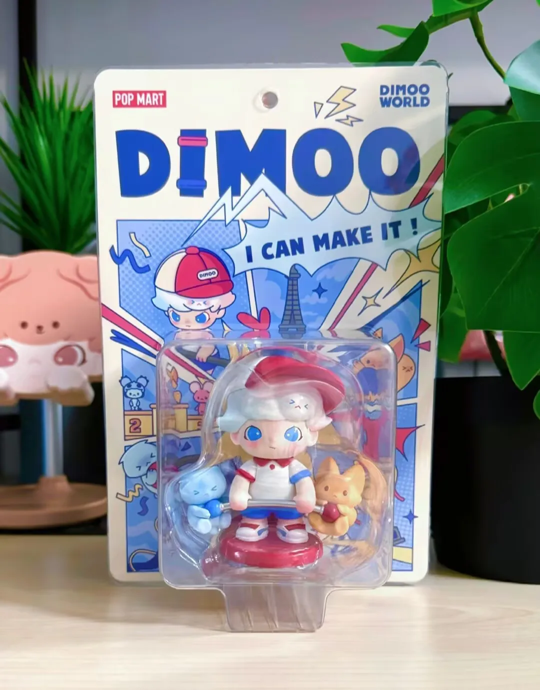 

POP MART Dimoo 'I Can Make It' Blue Series Kawaii Anime Action Figure - Blind Box Mystery Toy Caixa Caja Surprise