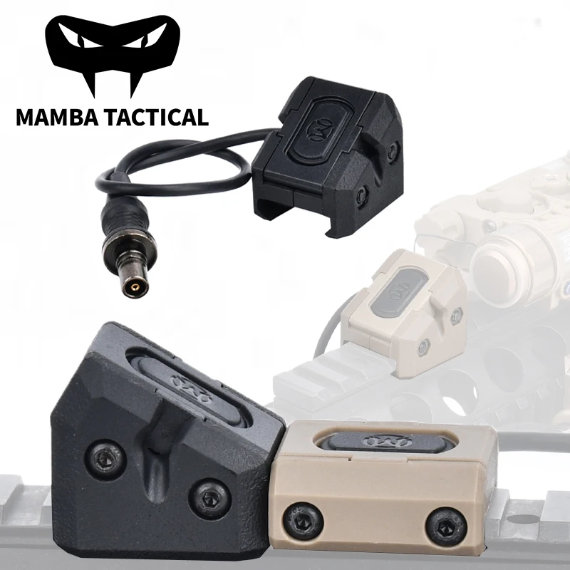 SF التوصيل مفتاح الضغط عن بعد للضوء التكتيكي M300/M600 مصباح يدوي مع Picatinny السكك الحديدية قاعدة تثبيت محول مصباح الصيد