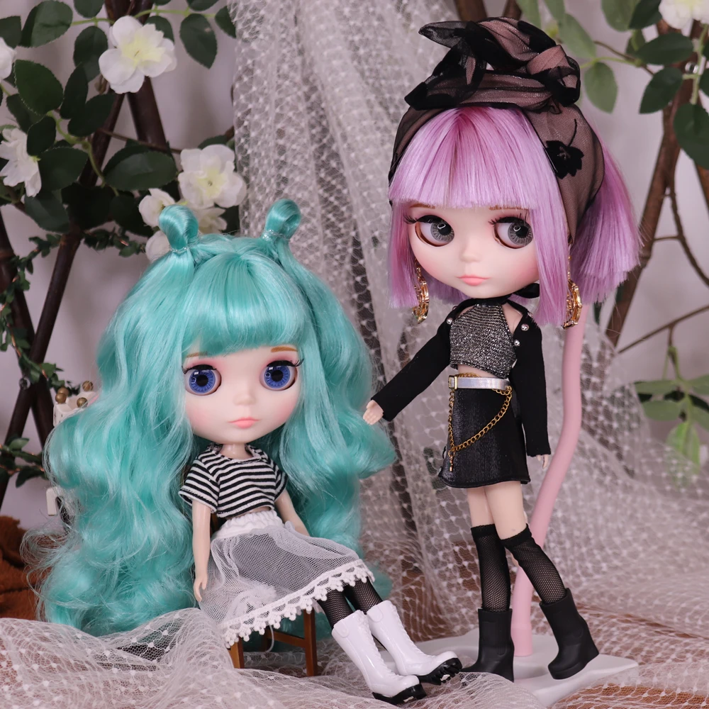 ICY DBS 블라이스 인형 화이트 스킨 매트 페이스 노멀 바디 네오 1/6 BJD Ob24 애니메이션 소녀 장난감