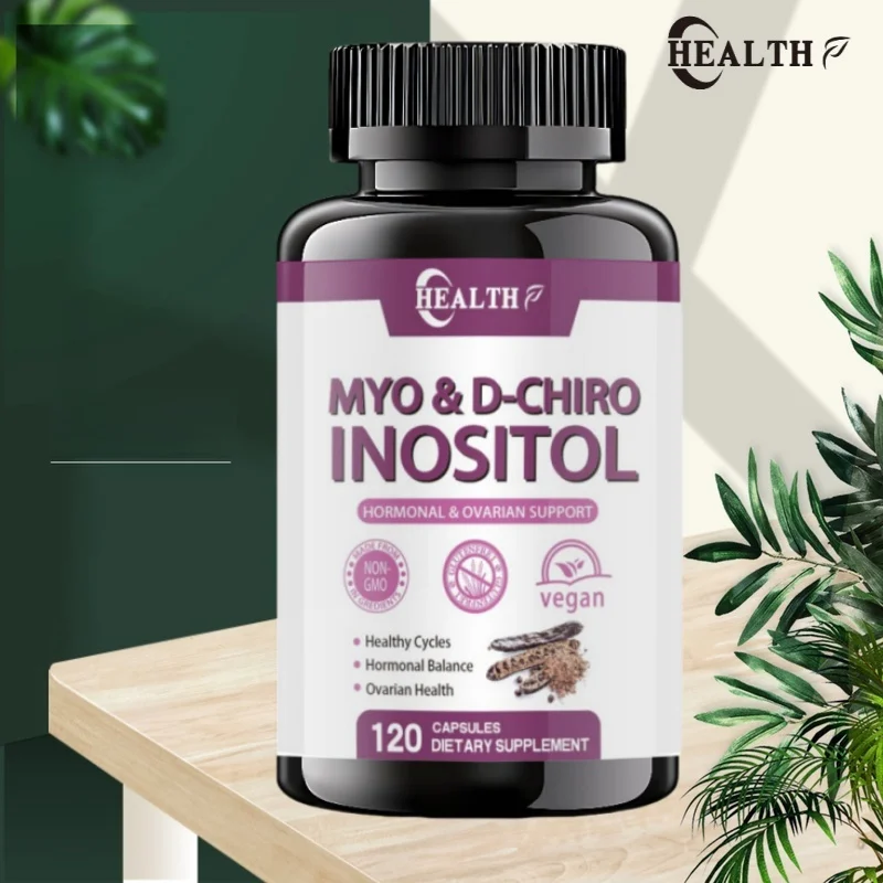 Myo DChiro Inositol Capsules with Folate for Ovarian Function Hormone Balance Fertility