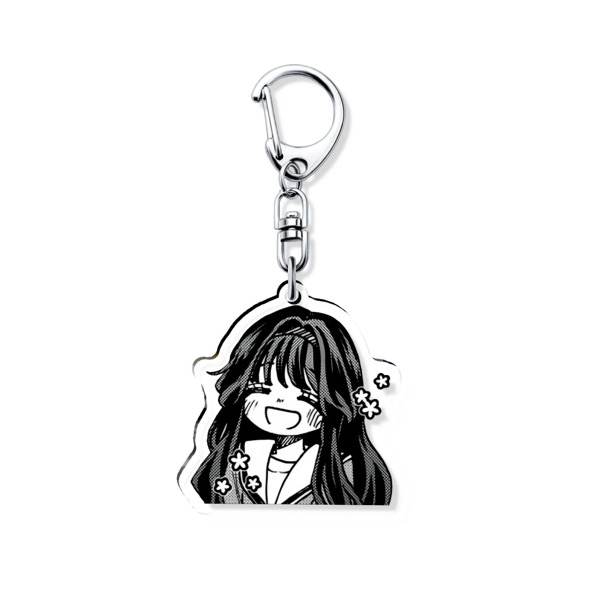 The Fragrant Flower Blooms With Dignity Anime Acrylic Keychain Products Couple Gift Key Chain Bag Charms Souvenir Lover Pendant