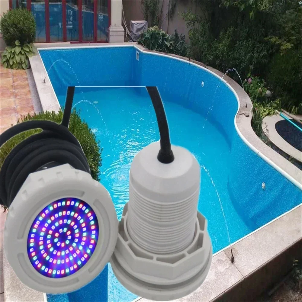 Imagem -06 - Luz Led Subaquática para Piscina Lâmpada Rgb Que Muda de Cor ac Dc12v 15w Ip68 à Prova Dágua com Controle Remoto para Festa de Casamento