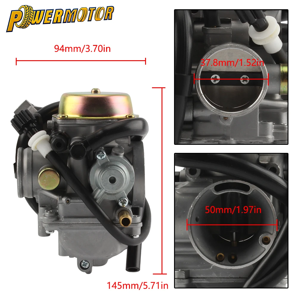 

Motorcycle Carburetor For Suzuki LTF400 LT-F400 LT 400 LTF400F Eiger 400 4x4 2x4 Manual 2002-2007 Carburador ATV Quad 400cc