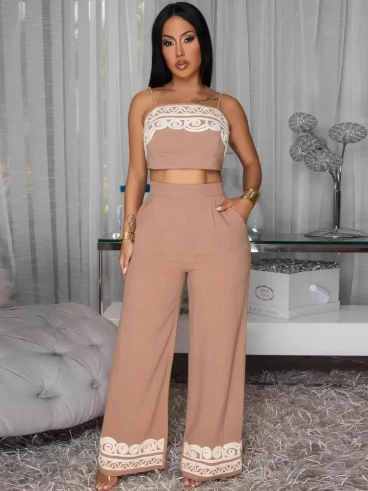 

Женские комплекты из 2 предметов Dashiki, Новое поступление в африканском стиле, осенне-летние одинаковые комплекты, комплекты из двух предметов, топ, брюки, костюмы, одежда