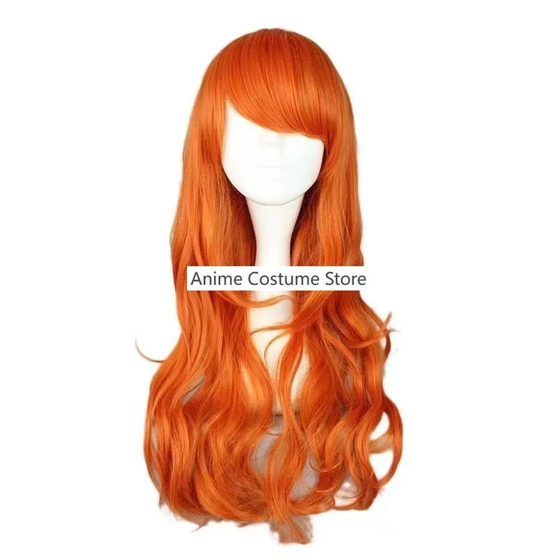 Anime Nami Cosplay Costume Santōryū Wig Swimsuit Summer Bikinis Skirt Tube Tops Adult Woman Sexy Kawaii Carnival Party Suit