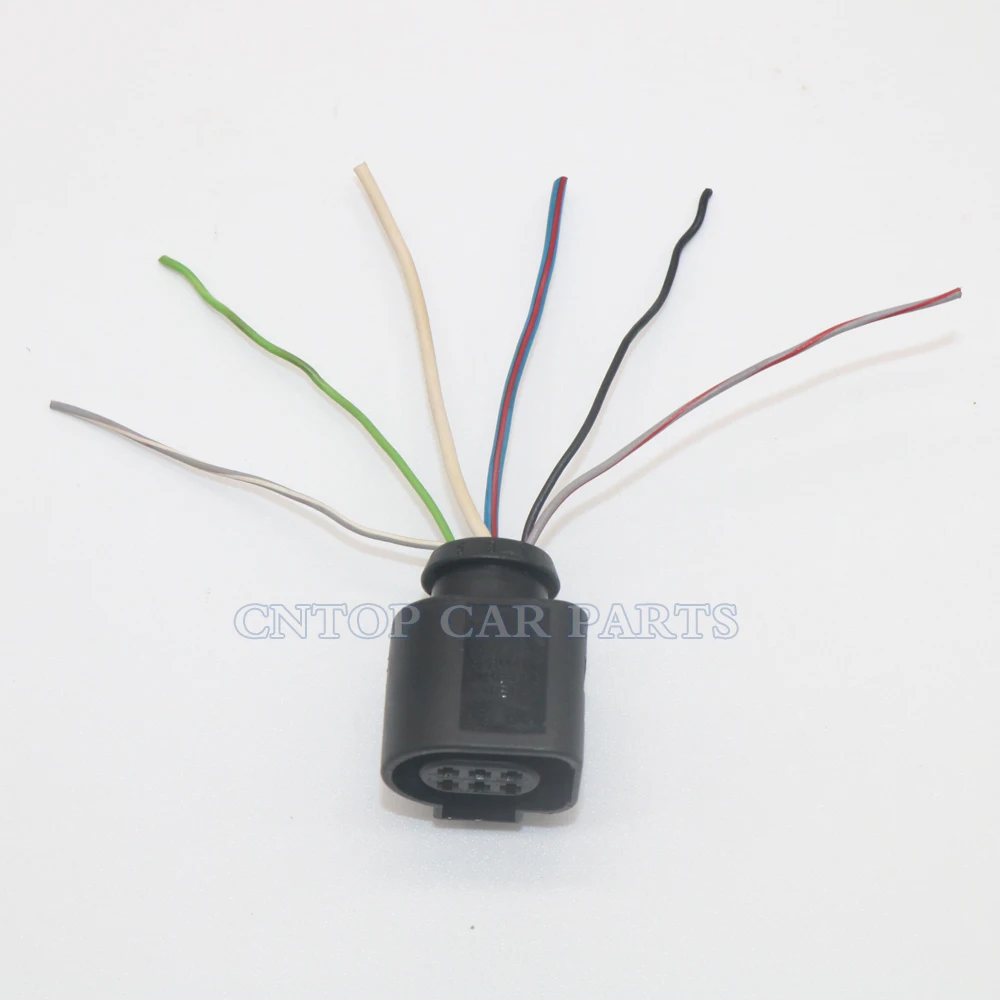 1J0973713 4H0973713 3B0973813 5N1973206 6 Pin Throttle Body Wiring Pigtail Connector Plug for Audi TT VW Beetle Jetta