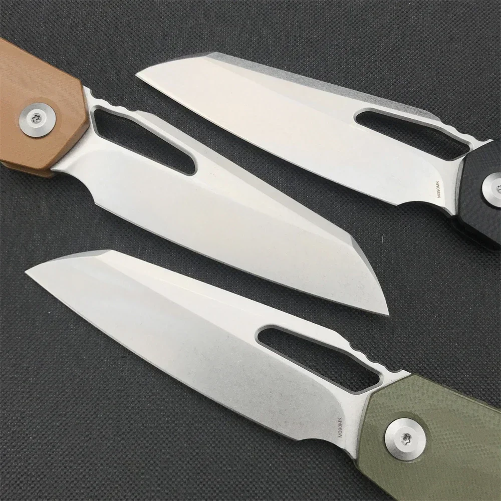 High Hardness Tactical MICRO MSI Folding Pocket Knife M390MK Sheepsfoot Blade G10 Handle Outdoor Survival Tools Hunting Knives