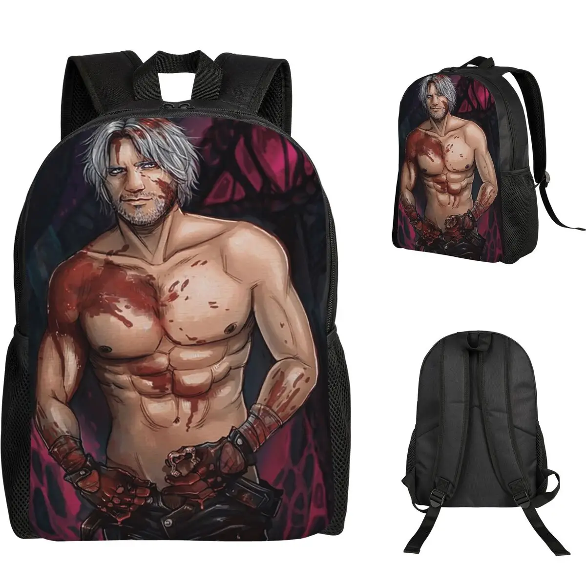 

Dante Devil May Cry 5 Classic. Рюкзак для школьников, для мальчиков и девочек, школьная сумка, сумка для ноутбука, наплечная сумка