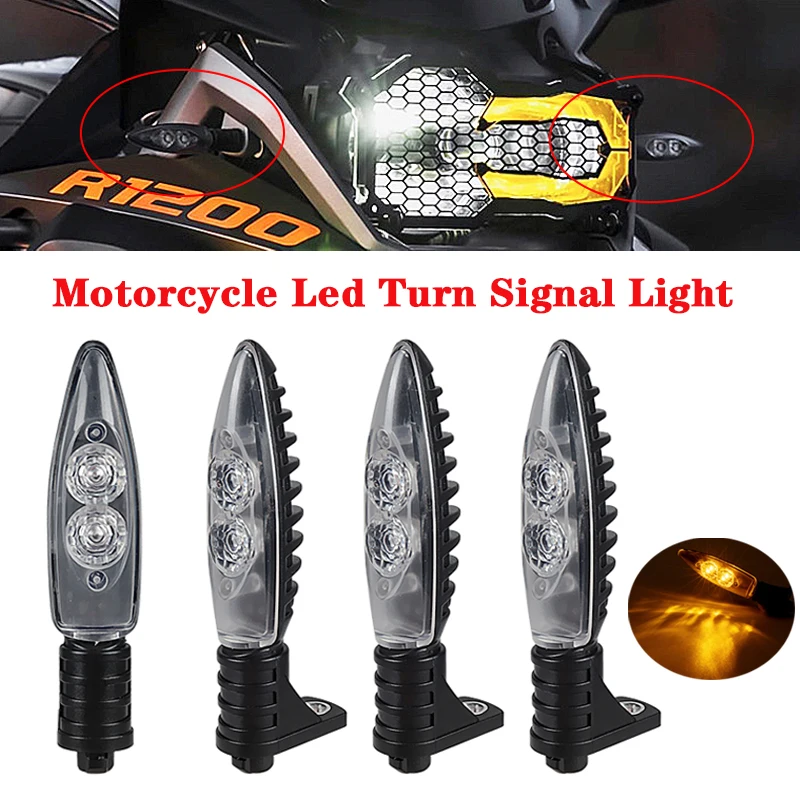 

Motorcycle LED Turn Signal Light Front Indicator Blinker Lamp For BMW G310GS G310R F 650 700 800 GS K 1200 Moto Turn Signal