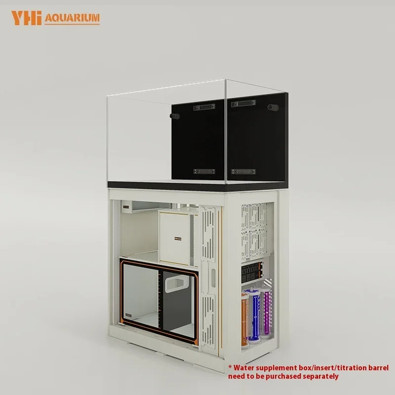 

TLF TR Seri Ultra-Thin Overflow Ultra-White Glass Aquarium 50w Solid Wood Cinet Coral Eco-Friendly Marine Fish Speci 220v