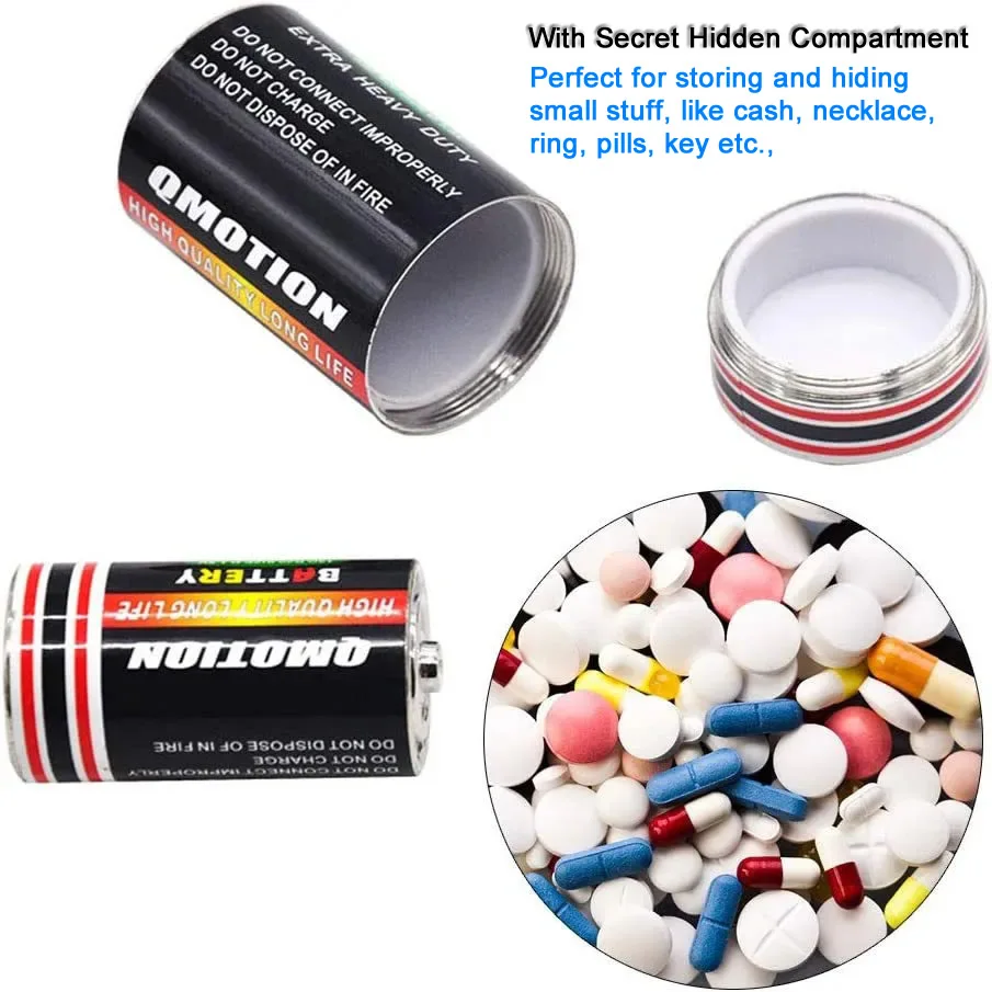 Creative Sight Secret Mini Hidden Safe Box Portable Diversion Storage For Home Office Travel Hide Pills Ring Necklace Cash